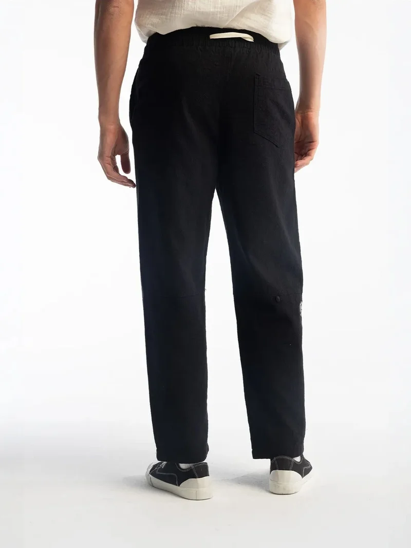 Giesto GIESTO Straight Leg Pants with Drawstring Waist